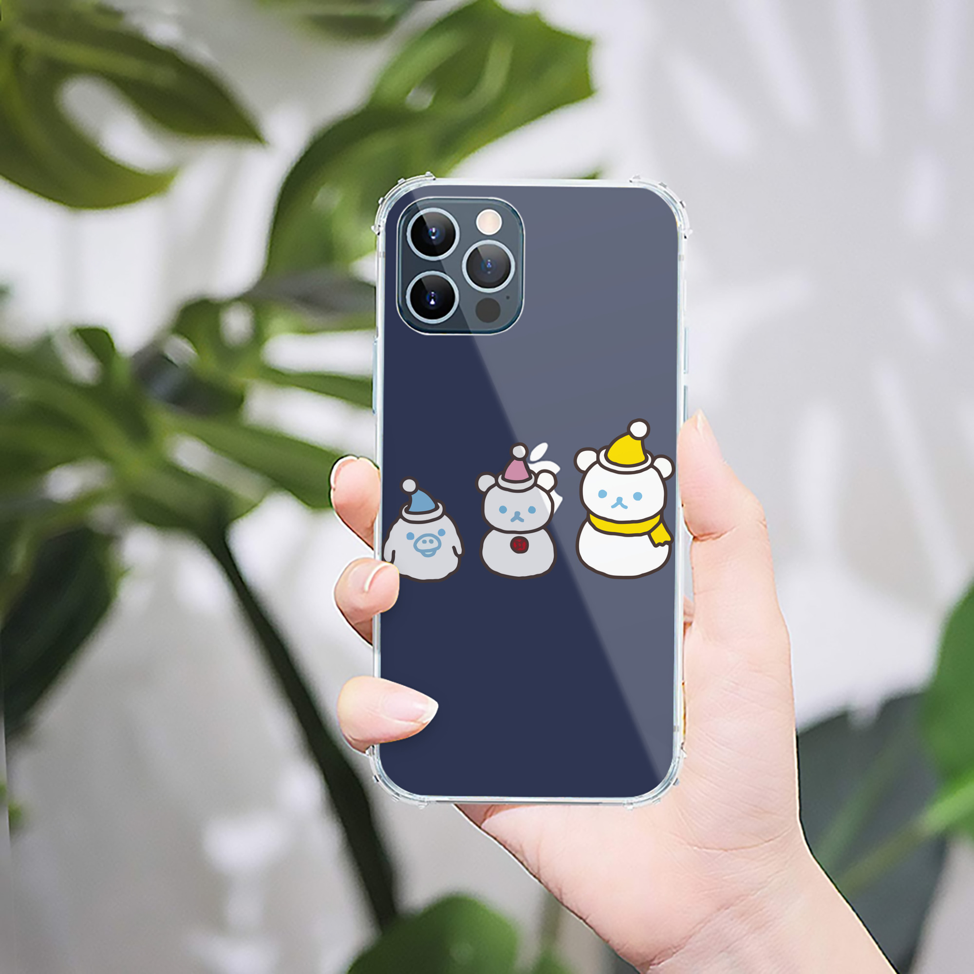 （画像用） リラックマ リラックマ キイロイトリ Rilakkuma Korilakkuma Kiiroitori 【iPhone 12シリーズ対応】透明スマホケース（クリアソフトケース）